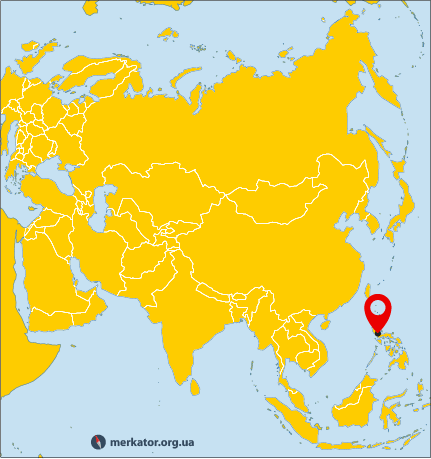 Маніла на карті
