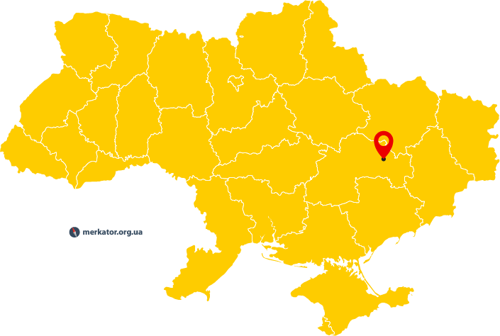 Павлоград на карті