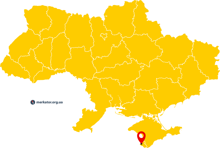 Севастополь на карті