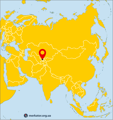 Ташкент на карті