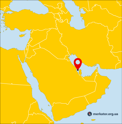 Бахрейн на карті