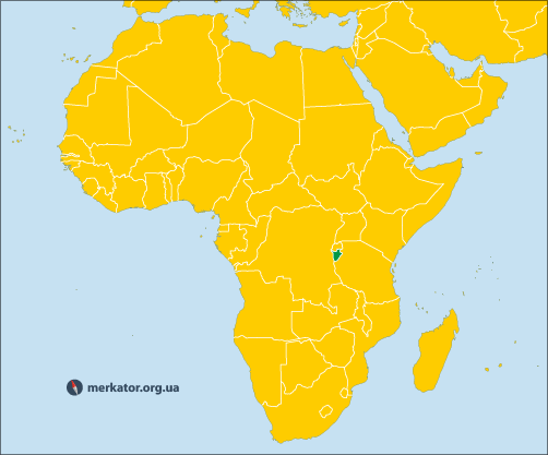 Бурунді на карті
