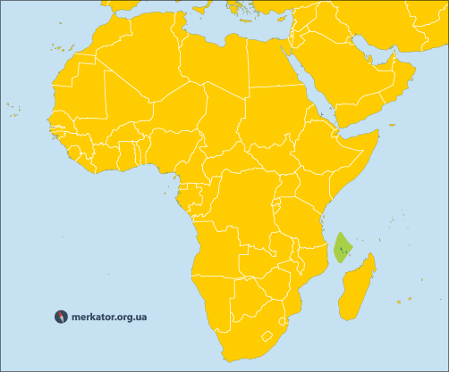 Коморські Острови на карті