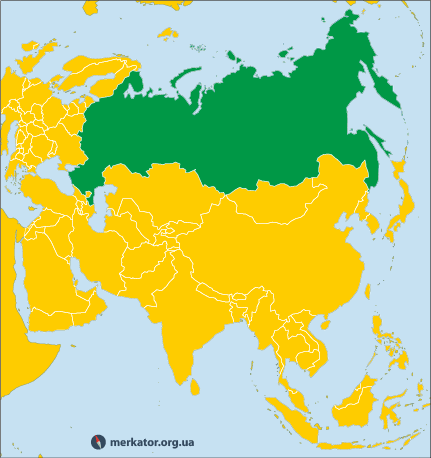 Росія на карті