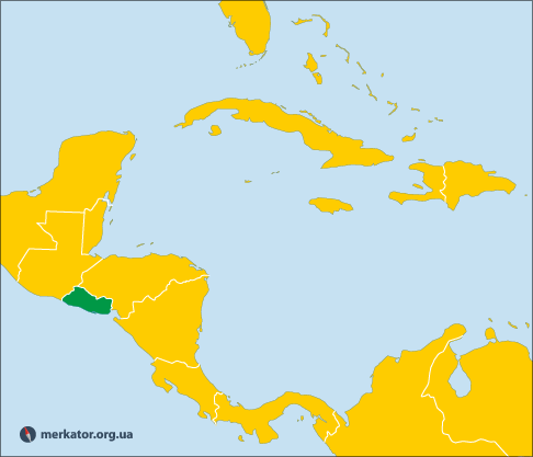 Сальвадор на карті