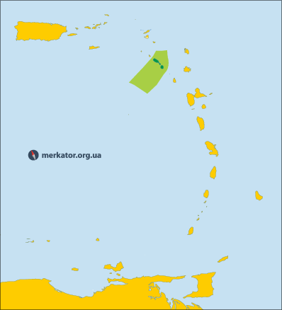 Сент-Кіттс і Невіс на карті