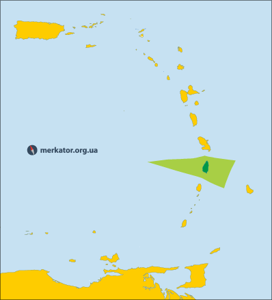 Сент-Люсія на карті