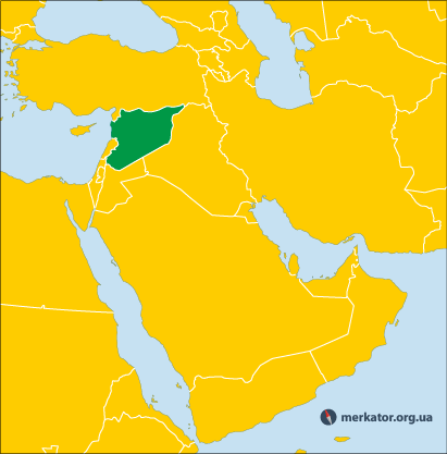 Сирія на карті