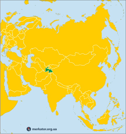 Таджикистан на карті