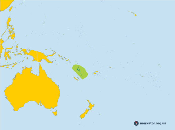Вануату на карті